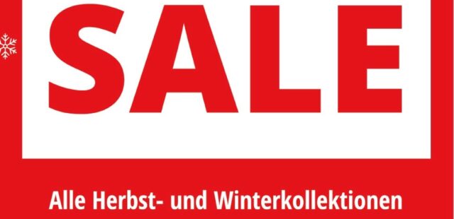 Jetzt sparen im Winter-Sale